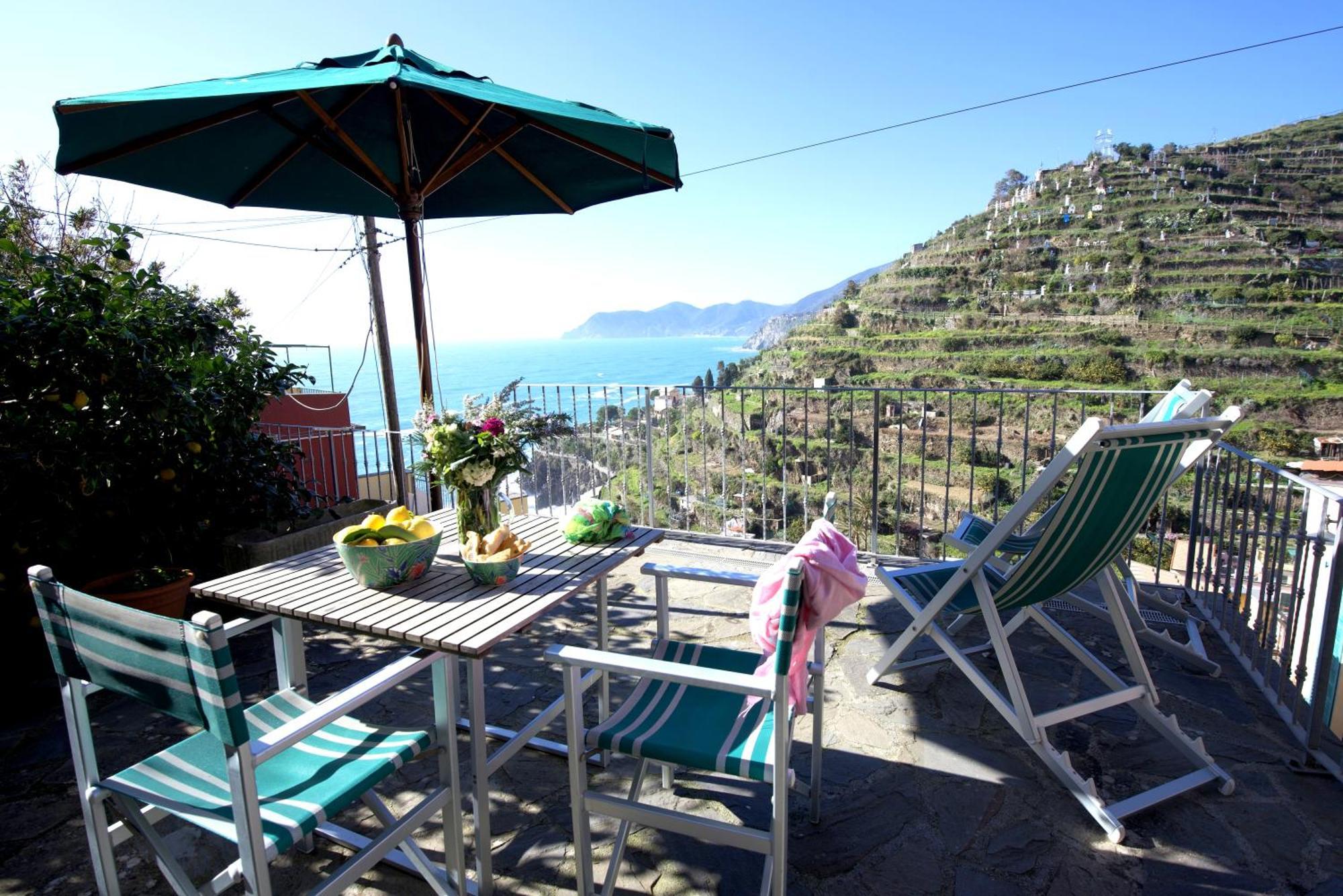 Aria Di Mare, Manarola - Camere Con Vista Mare! Luaran gambar